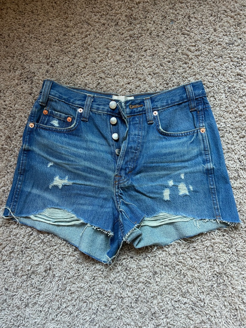 Universal Thread blue denim shorts size 4